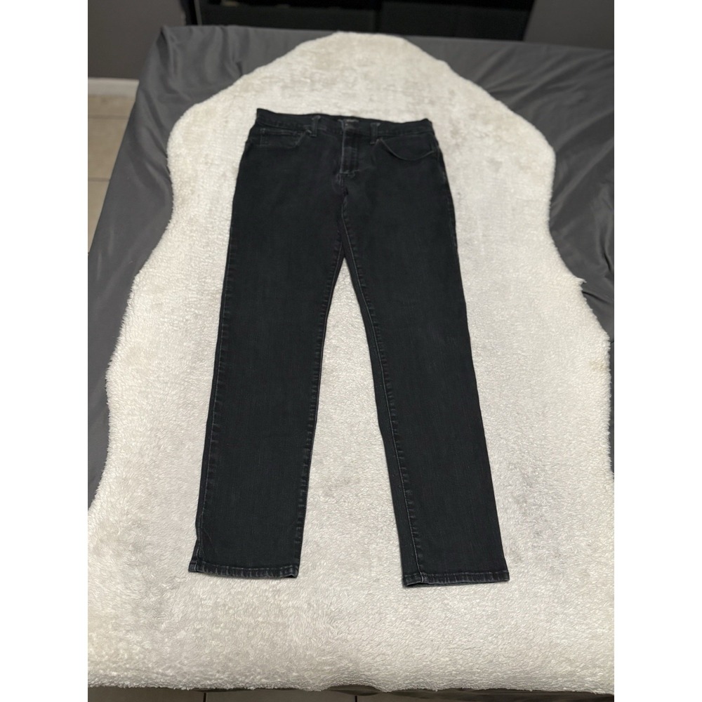Lucky Brand 105 Slim Taper Men's Black Denim Jeans Size 32x32 Pants Stretch